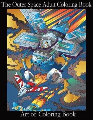 The Outer Space Adult Coloring Book
