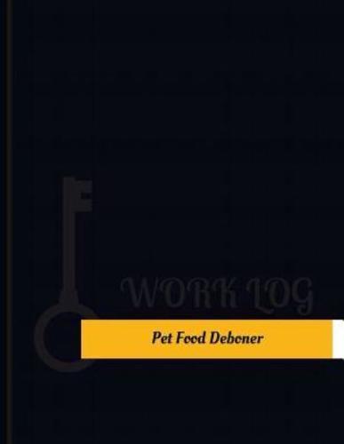 Pet Food Deboner Work Log