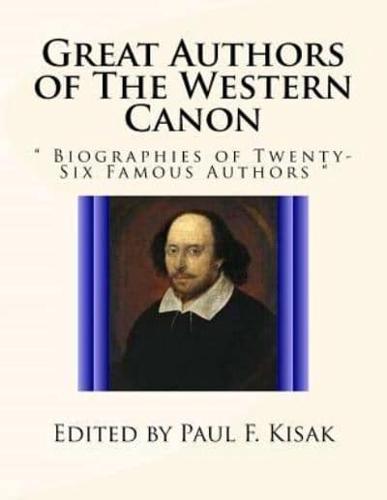 Great Authors of The Western Canon