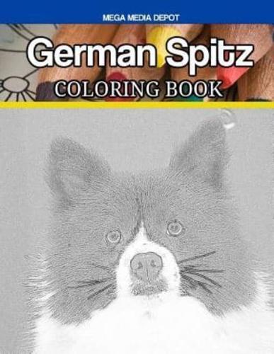 German Spitz Coloring Book