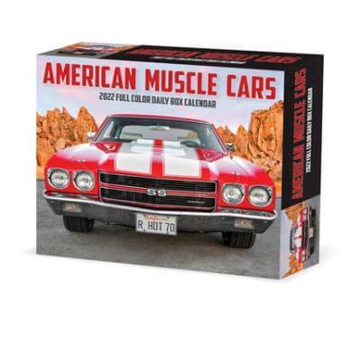 American Muscle Cars 2022 Box Calendar, Daily Desktop