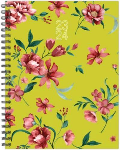 Fresh Picked Flowers Academic 2023-24 6.5 X 8.5 Softcover Weekly Planner