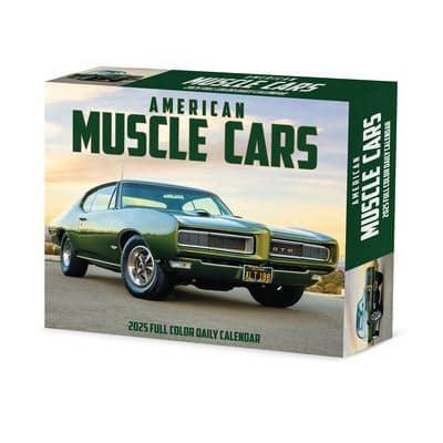 2025 American Muscle Cars Box Calendar