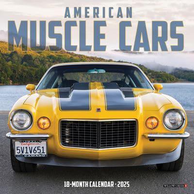 2025 American Muscle Cars Mini Calendar