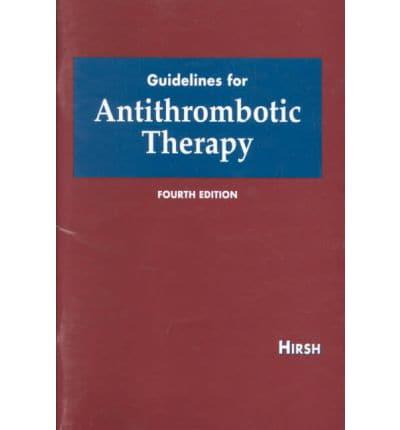 Guidelines of Antithrombotic Therapy