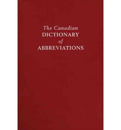 Canadian Dictionary of Abbreviations