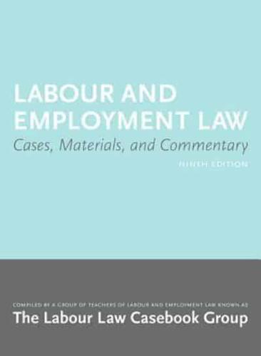 Labour and Employment Law 9/E