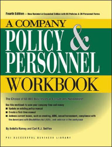 A Company Policy & Personnel Workbook