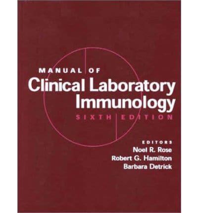 Manual of Clinical Laboratory Immunology