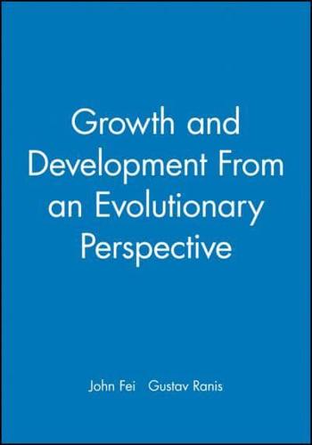 Growth and Development from an Evolutionary Perspective