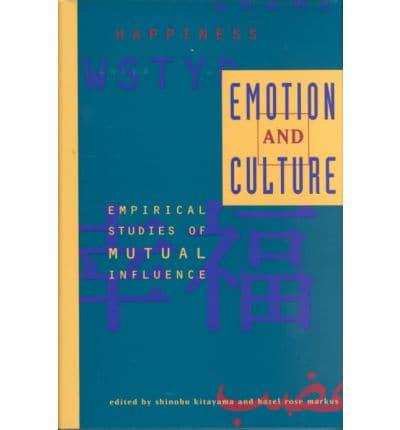 Emotion and Culture