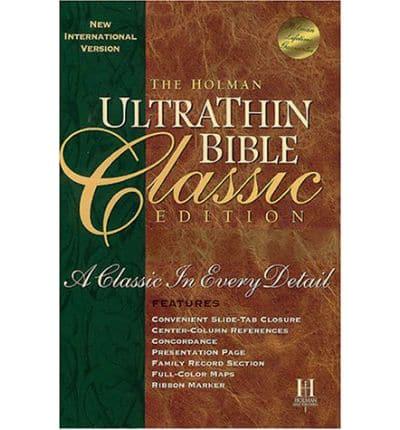 The Broadman & Holman Ultra-Thin Bible: Classic Edition. Hunter Green