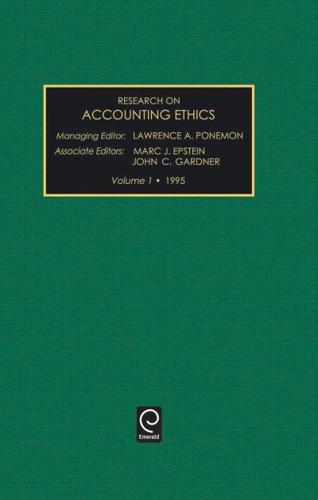 Research on Accounting Ethics. Vol. 1 1995