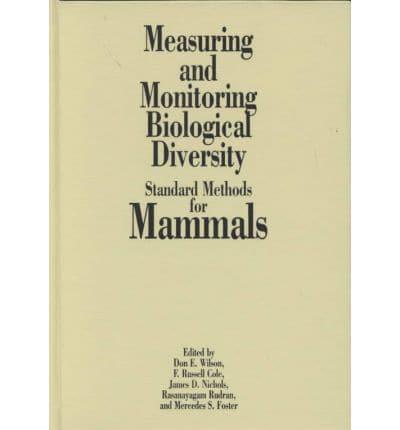 Measuring and Monitoring Biological Diversity