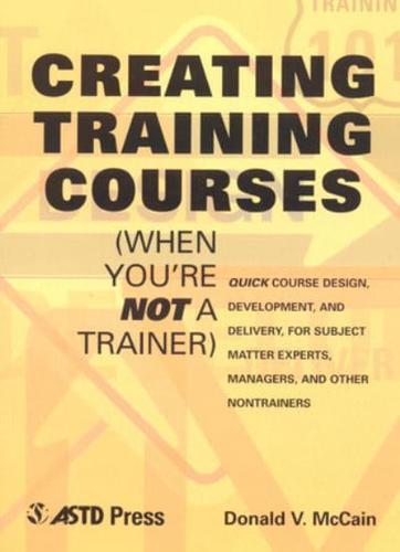 Creating Training Courses When You're Not a Trainer