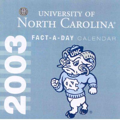 University of North Carolina 2003 Collegiate Sports Calendar