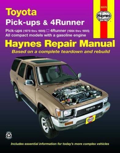 Toyota Pick-Ups (1979-1995), 4Runner (1984-1995) & SR5 Pick-Up (1979-1995) Haynes Repair Manual (USA)