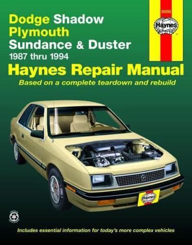 Doge Shadow/Plymouth Sundance & Duster Automotive Repair Manual