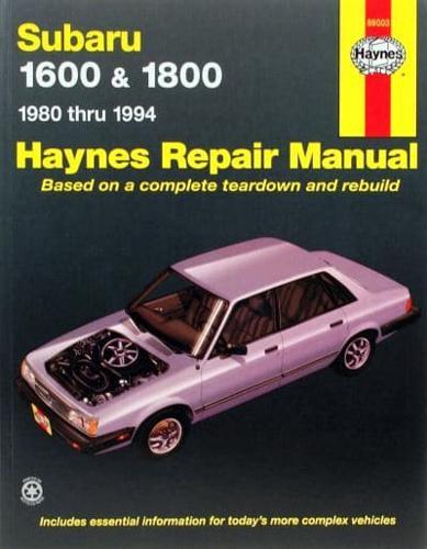 Subaru Automotive Repair Manual