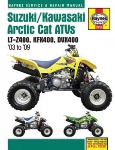 Suzuki LT-Z400, Kawasaki KFX400, Arctic Cat DVX400