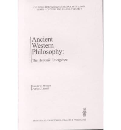 Ancient Western Philosophy