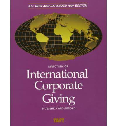 Directory of International Corporate Giving in America and Abroad