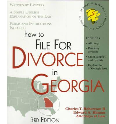 How to File for Divorce in Georgia