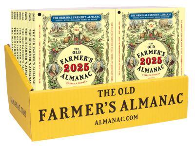 The 2025 Old Farmer's Almanac 24-Copy Counter Display