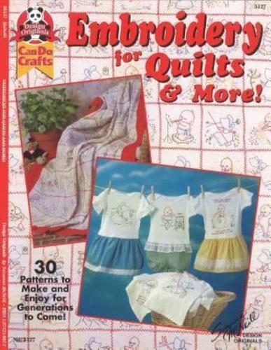 Embroidery for Quilts & More