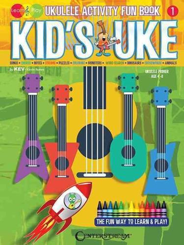 Rones Kevin Kev's Learn & Play Kid's Uke Ukulele Activity Fun Book