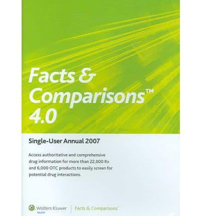 Facts & Comparisons 4.0 Annual CD-ROM 2007