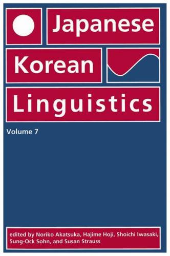 Japanese/Korean Linguistics. Vol. 7