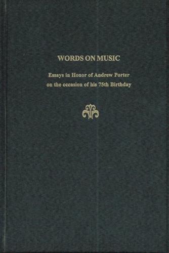 Words on Music