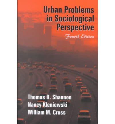 Urban Problems in Sociological Perspective