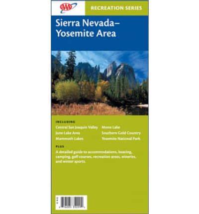 Yosemite National Park and Central Sierra Map and Guide