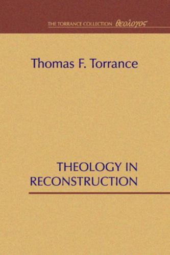 Theology in Reconstruction: