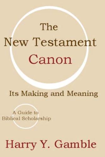 The New Testament Canon