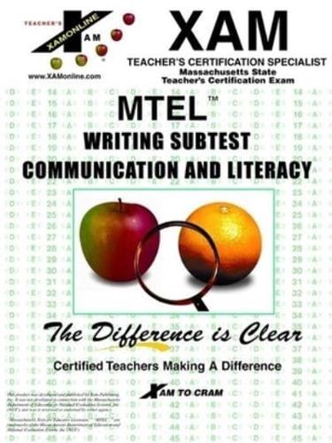 Mtel Writing Subtest Communication and Literacy