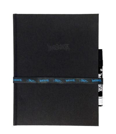 Handselecta Blackbook Journal W/Marker- Curve