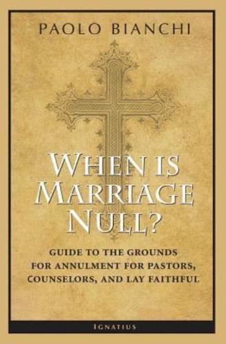 When Is Marriage Null?