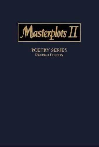 Masterplots II. Poetry Series