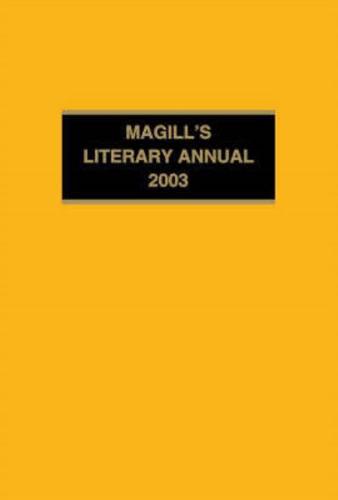 Magill's Literary Annual 2003