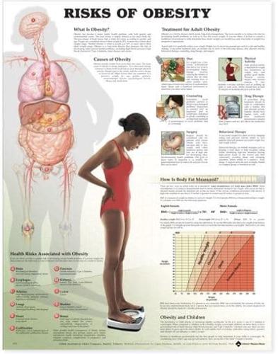 Risks of Obesity Anatomical Chart