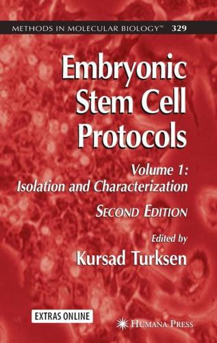 Embryonic Stem Cell Protocols