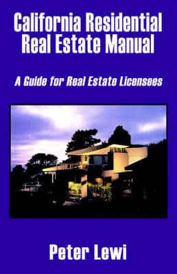 California Residential Real Estate Manual