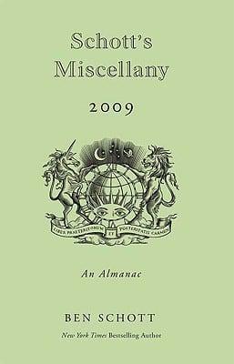 Schott's Miscellany 2009