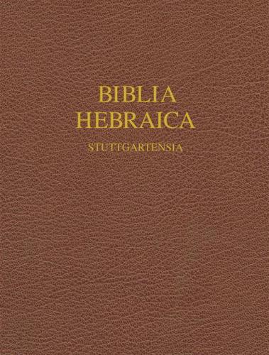 Biblia Hebraica Stuttgartensia (BHS)