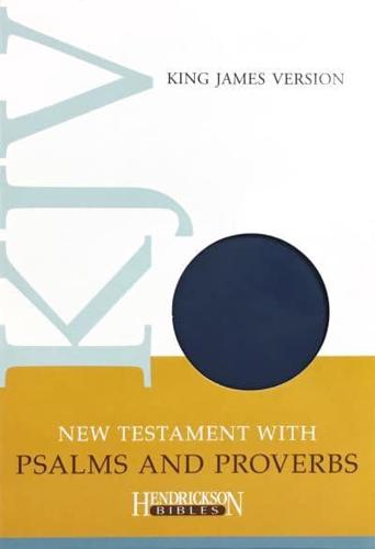 KJV New Testament With Psalms and Proverbs (Flexisoft, Blue)