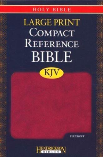 KJV Large Print Compact Reference Bible (Flexisoft, Berry)