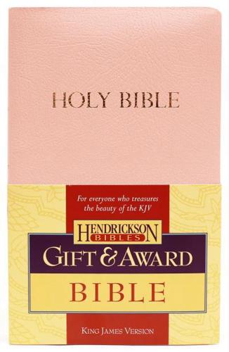 KJV Gift & Award Bible (Imitation Leather, Pink, Red Letter)